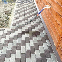 Укладка тротуарной Брусчатки кирпичик