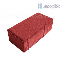 Кирпичик 200х100х60 мм красный